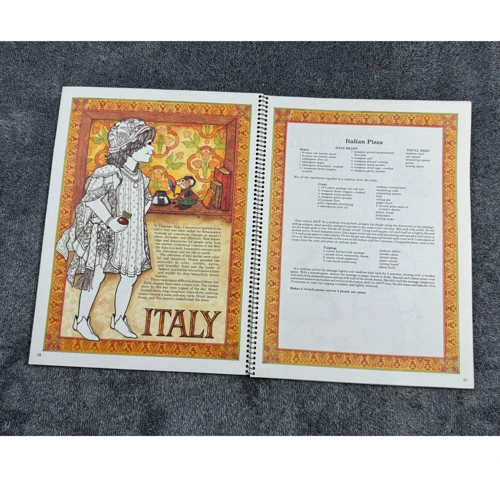 Miriam Loo Worlds of Cooking‎ Fun Cookbook for Children 1981 Vintage Current Inc